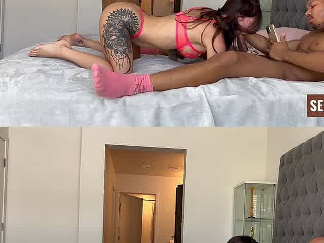 SEXTAPES Maddy May gets her vagina stretched - Angle 1