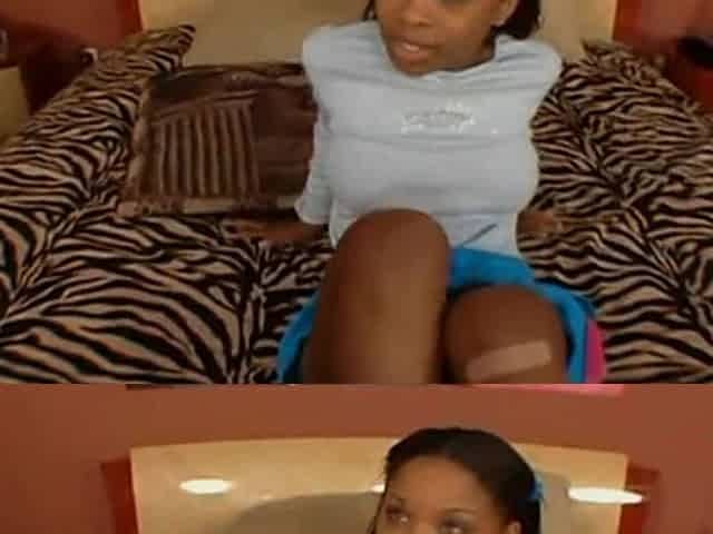 Ebony amateur girl amazing pov video