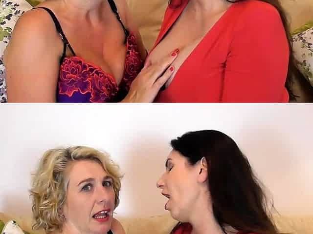Chubby Blonde MILF Showing Her Big Boobs