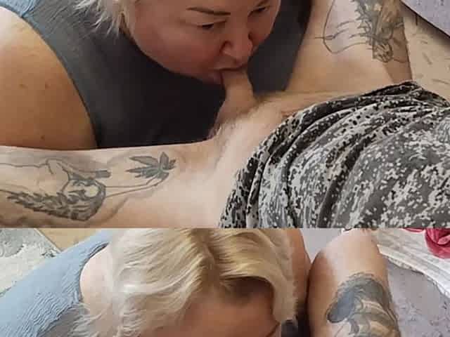 My Wife Watches as My Friend Sucks My Dick and Swallows Cum