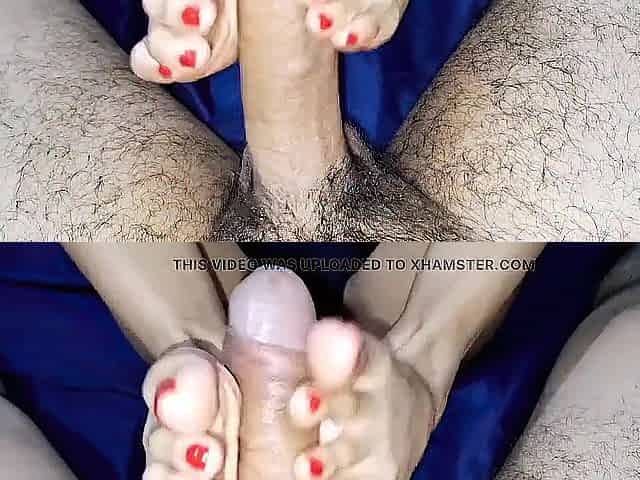 Some Very Light Feet Give Me My 1st Footjob
