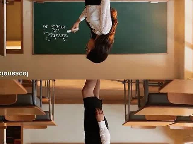 The teacher craves to suck her student's shlong after class - AI-generated content