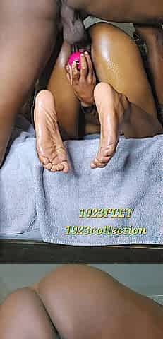 1023FEET stepsiblings backshots with rose toy combo beautiful feet showing