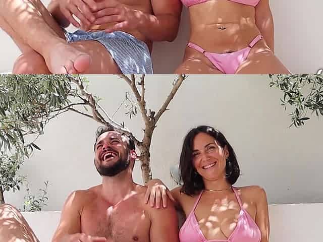 Watch Lustery amateur Calita Sylvan getting wet and dirty