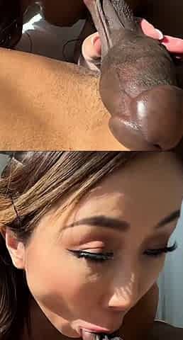 Nicole Doshi knows how to lick some balls!