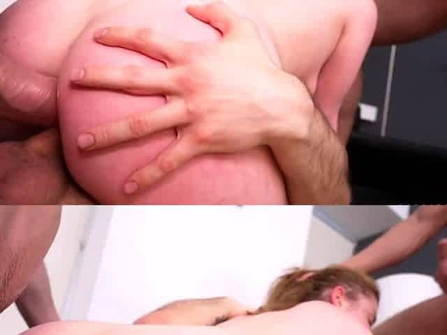 Athletic Teen First Time Double Penetration DP