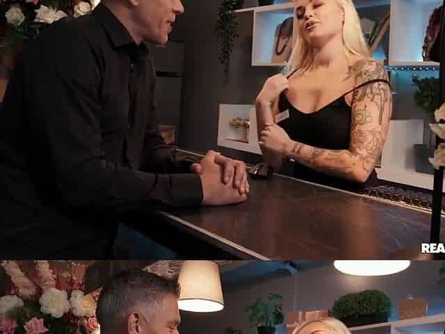 Cheating With The Pervy Saleswoman - Alex Blue, Alex Grey And Mick Blue