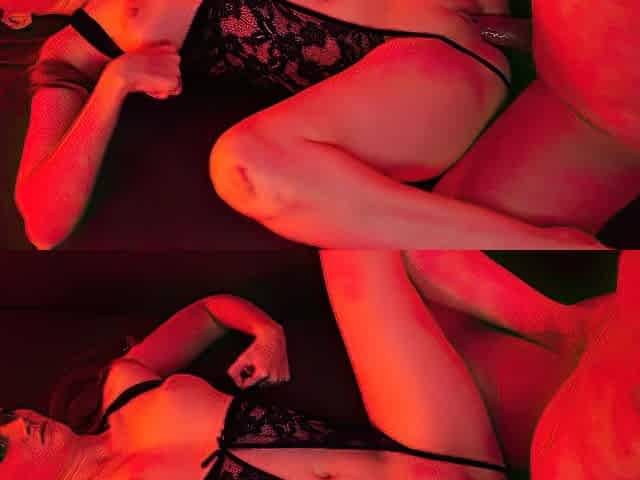 Redhead missionary creampie in the darksome