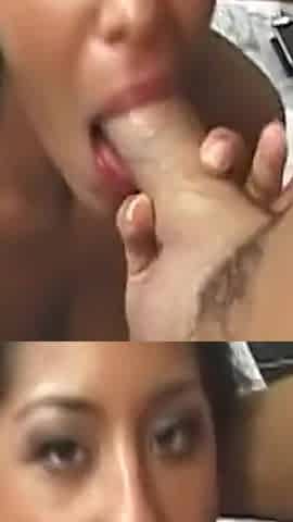 Busty Brunette Fingers Soaked Pussy and Sucks Her Juices
