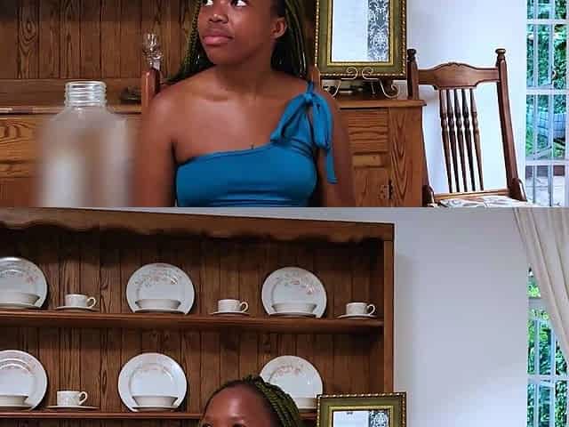 Loyal EBONY TEEN always waved politely