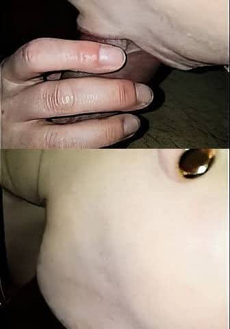 German Amateur Blowjob hard Cock with Cockring