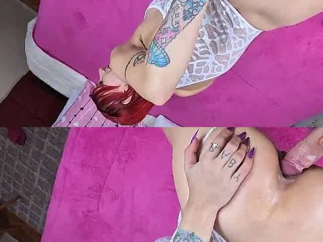 POV - BUTT GAPING FARTING NON STOP - Trickling Creampie