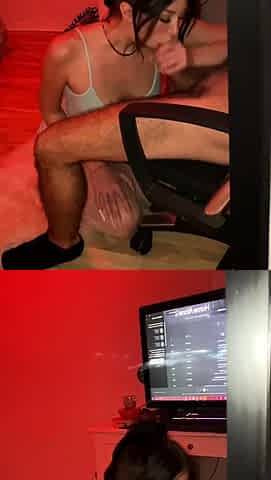 POV Handjob Blowjob cumshot compilation