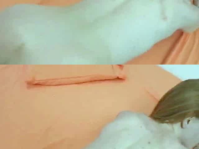 Madi Collins A Tiny Red Head Rides Reverse Cowgirl With