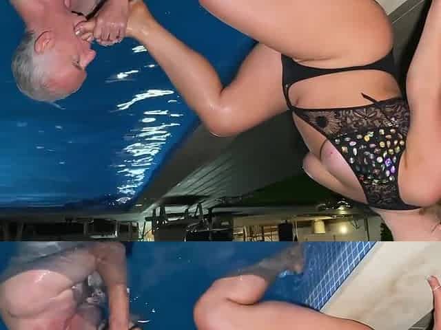 Swimming Pool Wrestling