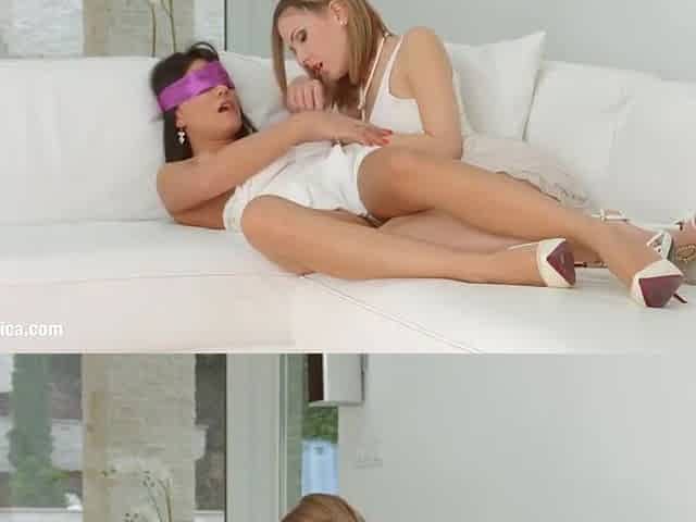 Candy Sweet And Heidi Besk In Sweet Stepsisters Fucking Together