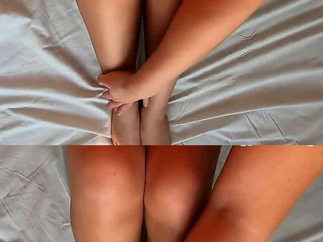 BBW SOLO - FINGERING ORGASM WITH PANTIES TO SIDE