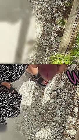 French MILF Blowjob Amateur on Nude Beach Public in Greece to Stranger with Cumshot - Misscreamy