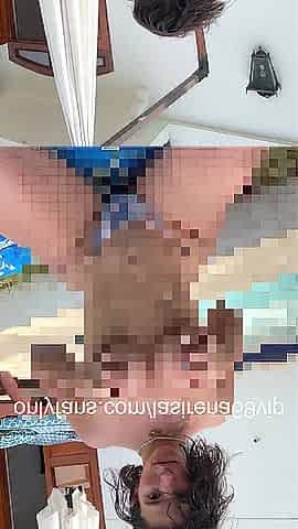Excited Latin chick Shows Off Her Undressed Body In Public