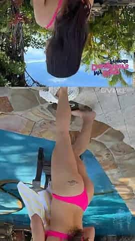 Stepdaughter's Ally Daisy Phoenix Seduces Stepdad by the Pool