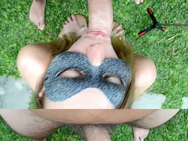 Super Hawt Russian stepsister gets a hard outdoor bang in a intimate villa