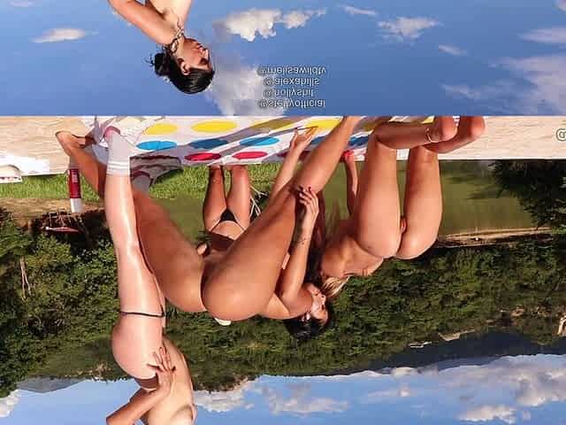 Busty amateur teen outdoor hardcore facial action