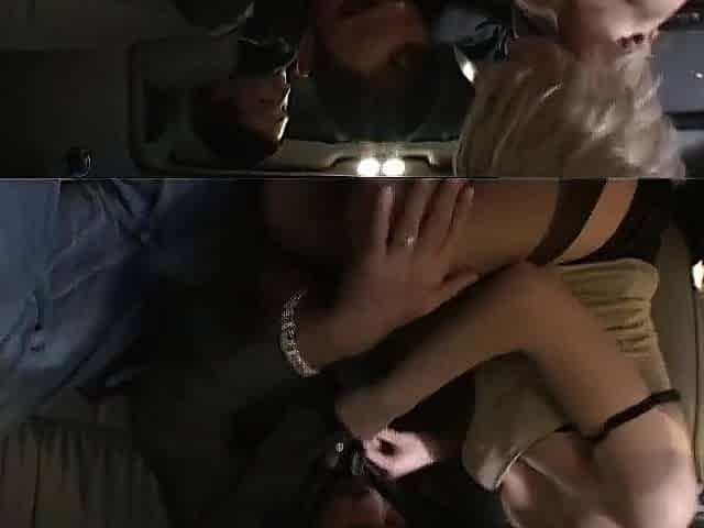 Anal-act of love in the car with charming blond