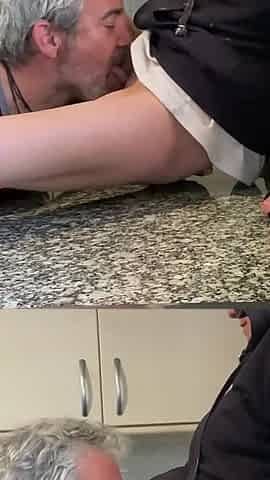 Eating Pussy in The Kitchen