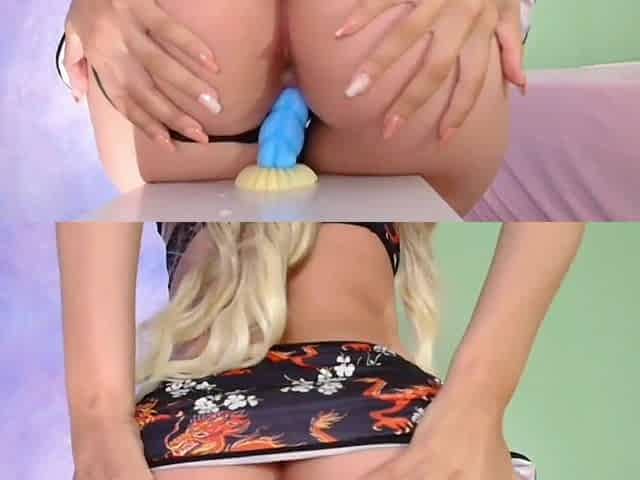 Very Wet Pussy Riding This Toy