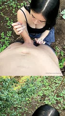 POV Handjob Blowjob cumshot compilation