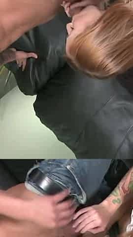 An Audition for Modeling Turned Into a Heavy Fucking Cute Inked Blonde with Nice Tits.