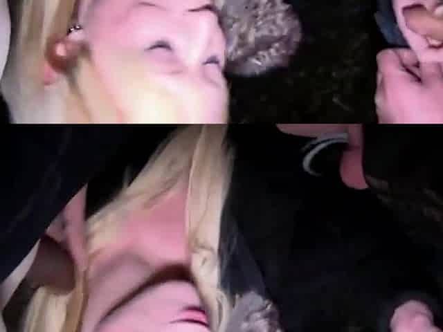 Doggers Blast Big Nipple Blonde Slut