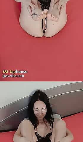 Feet Play on the Couch Then Stripped in the Bathtub