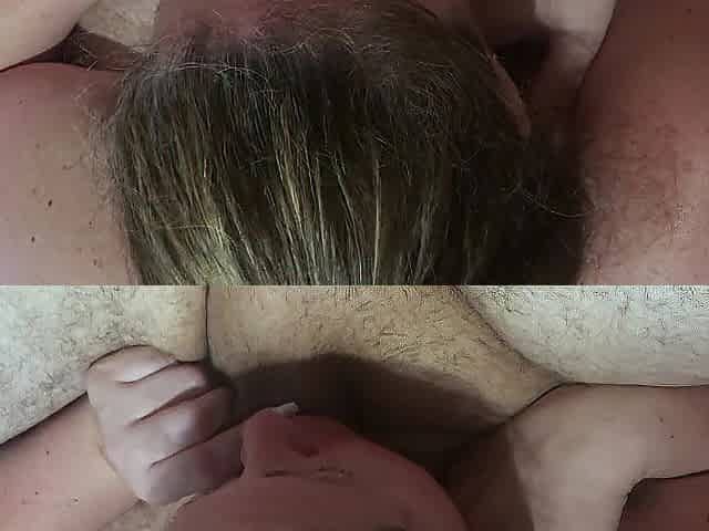 Sucking on co worker during the time that hubby not home