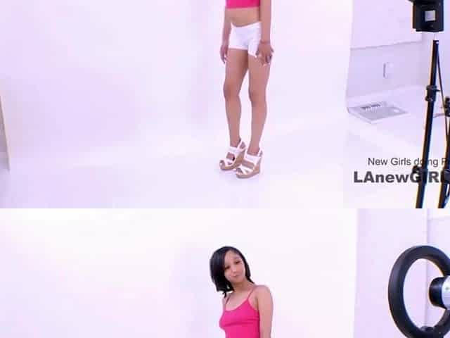 Hot teen model got enticed by the producer