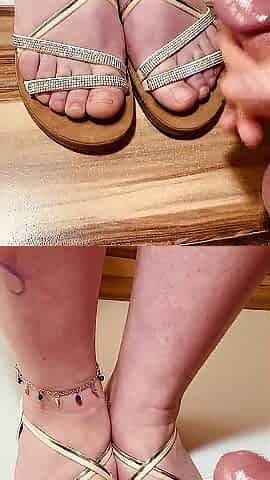 charming feet in sandals