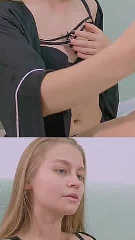 My18teens - Petite Blonde Teen Fucks Her Very Tight Pussy