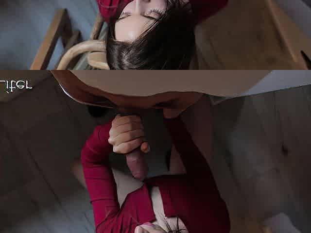 Pleasant Booty in a Bodysuit Likes Dong in Her Holes