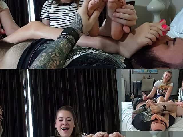 Threesome foot fetish
