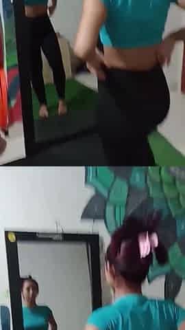 screwing this latin babe fitness cutie's taut snatch