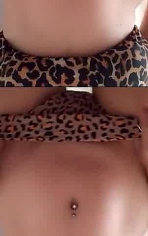 Bending Over for You in My Leopard Print Thong