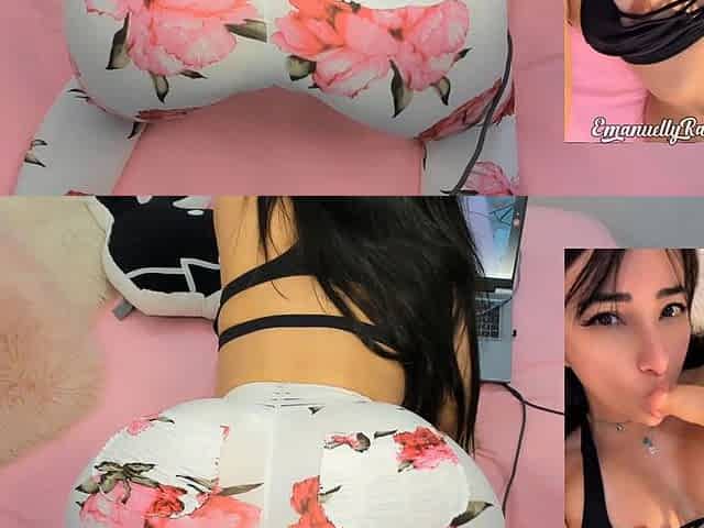 Roleplay Sex with Emanuelly Dirty Talking Dildo Riding Ahegao