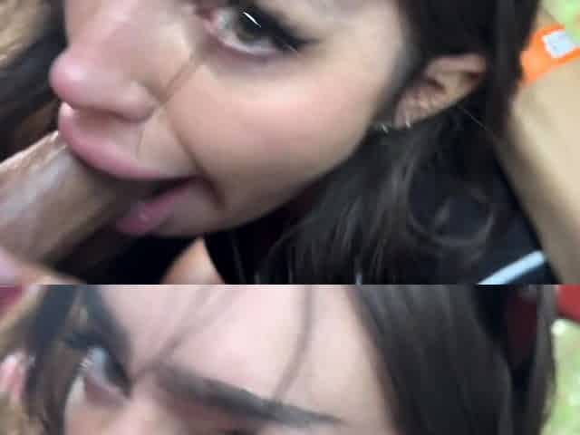 Latina Sugar Daddy Car Blowjob With Perfect Natural Tits