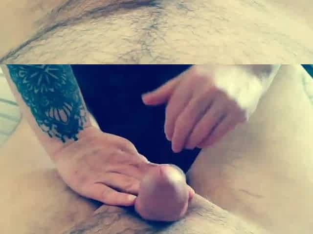 Shlong oiled massage