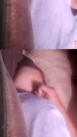 Stroking my dick