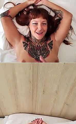 Holiday Breast Cumshots!