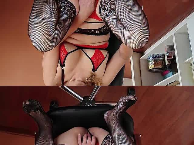 My very sexy wife shows off in erotic underware and asks for cum in front of her