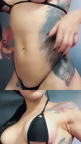 Toned Bikini Biceps and Exposed Venous Muscles