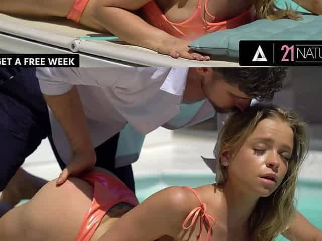 21 NATURALS - Sexy Blonde Alexa Flexy Gets Her Tiny Ass Fucked Hard