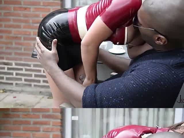 Best Hooker Sucking Her Pimp Black Penis ; Get Biggest Load On Her Breasts Mit Julieskyhigh